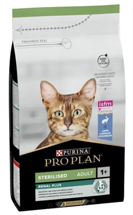Purina Pro Plan Sterilised Adult 1+ Renal Plus з індичкою 14 кг