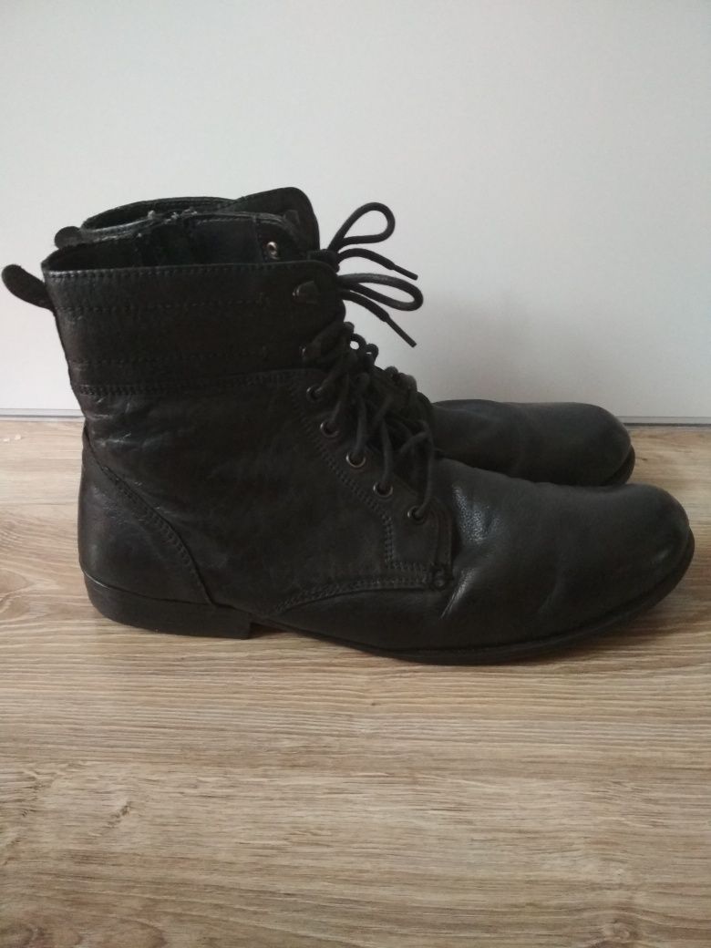 Buty męskie skórzane w rozmiar 46