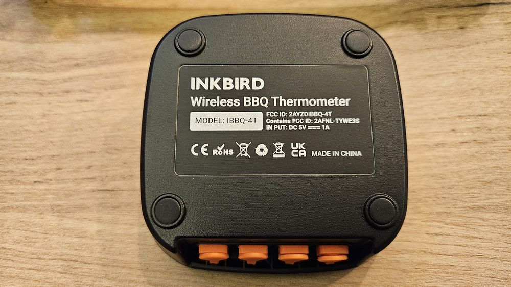 Termometr do mięsa inkbird ibbq-41 z 4 sondami wifi aplikacja