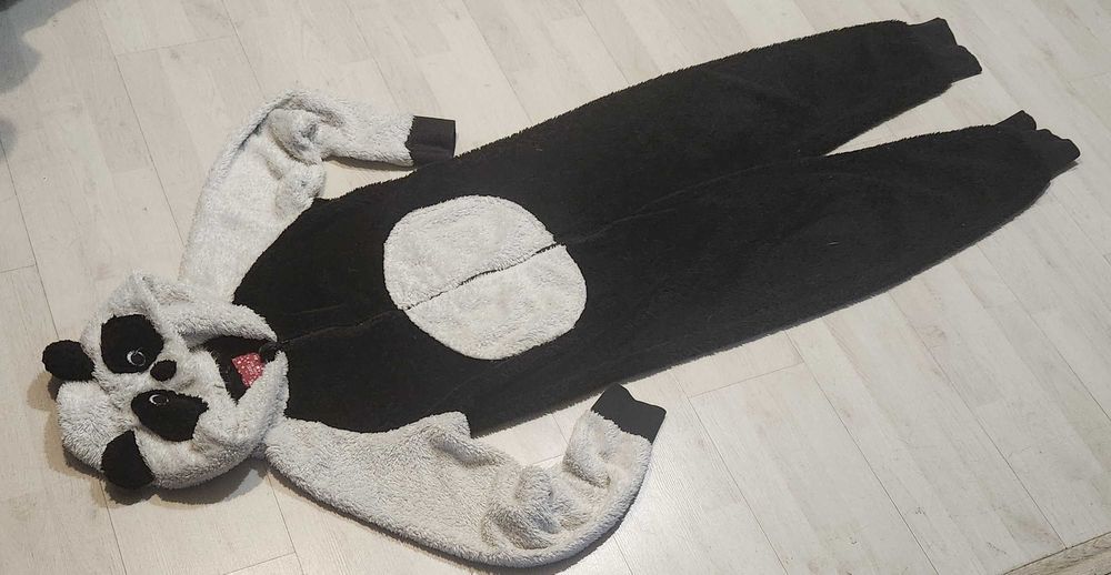 strój misia panda niedźwiedź MIŚ kombinezon M L XL 1458