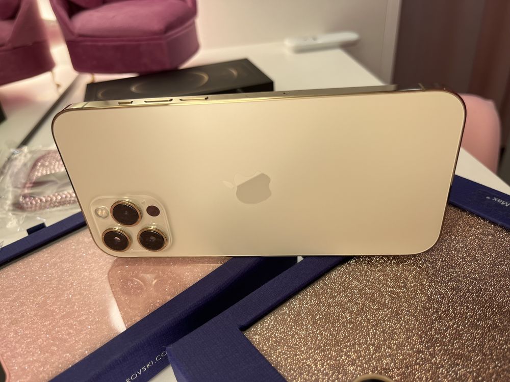 IPHONE 12 PRO MAX dourado 128gb COMO NOVO