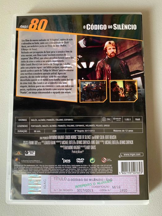 [DVD] O Código do Silêncio (Code of Silence)