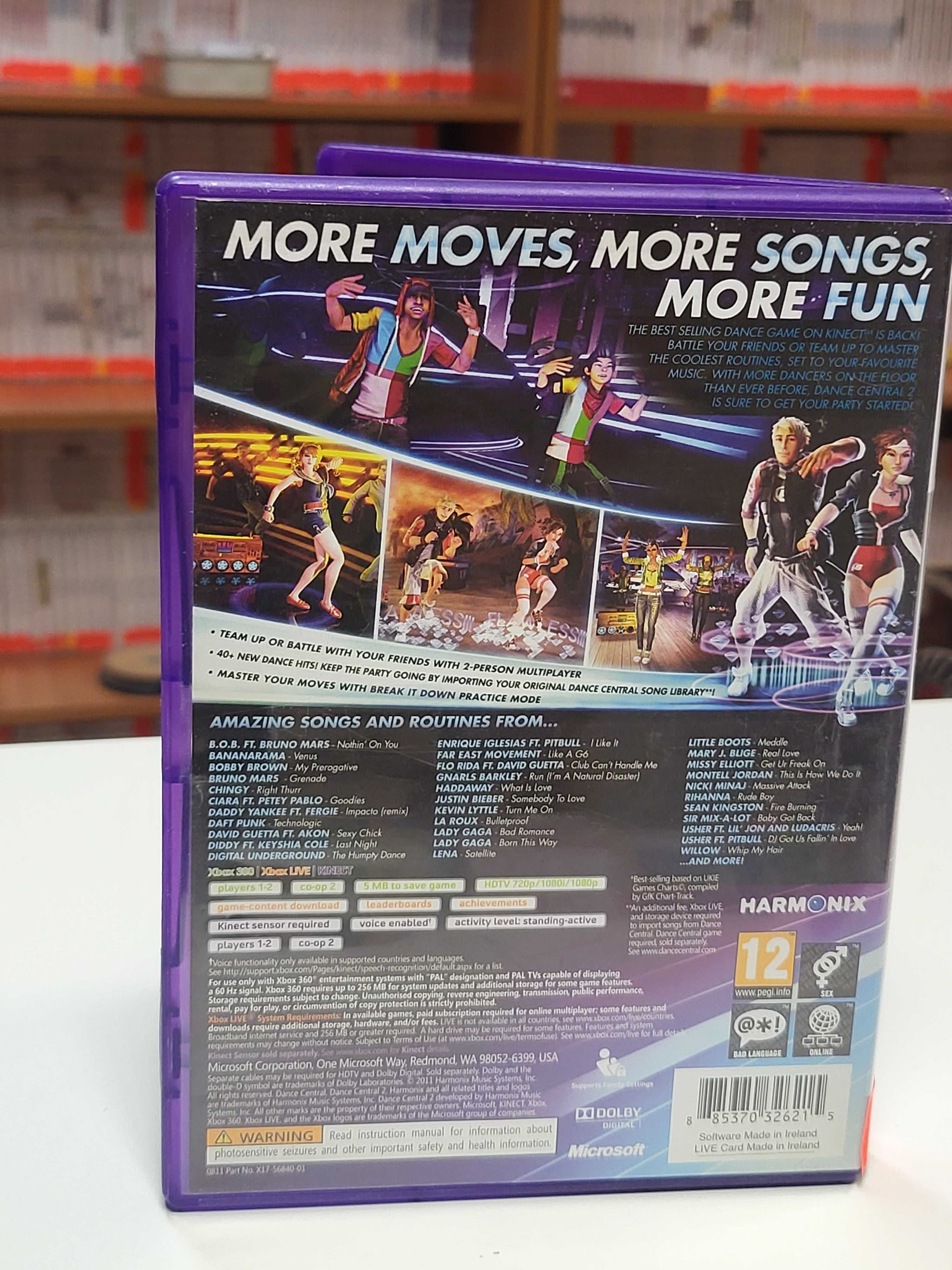 Dance Central 2 Microsoft Xbox 360 Tańce PL Kinect SklepRetroWWA