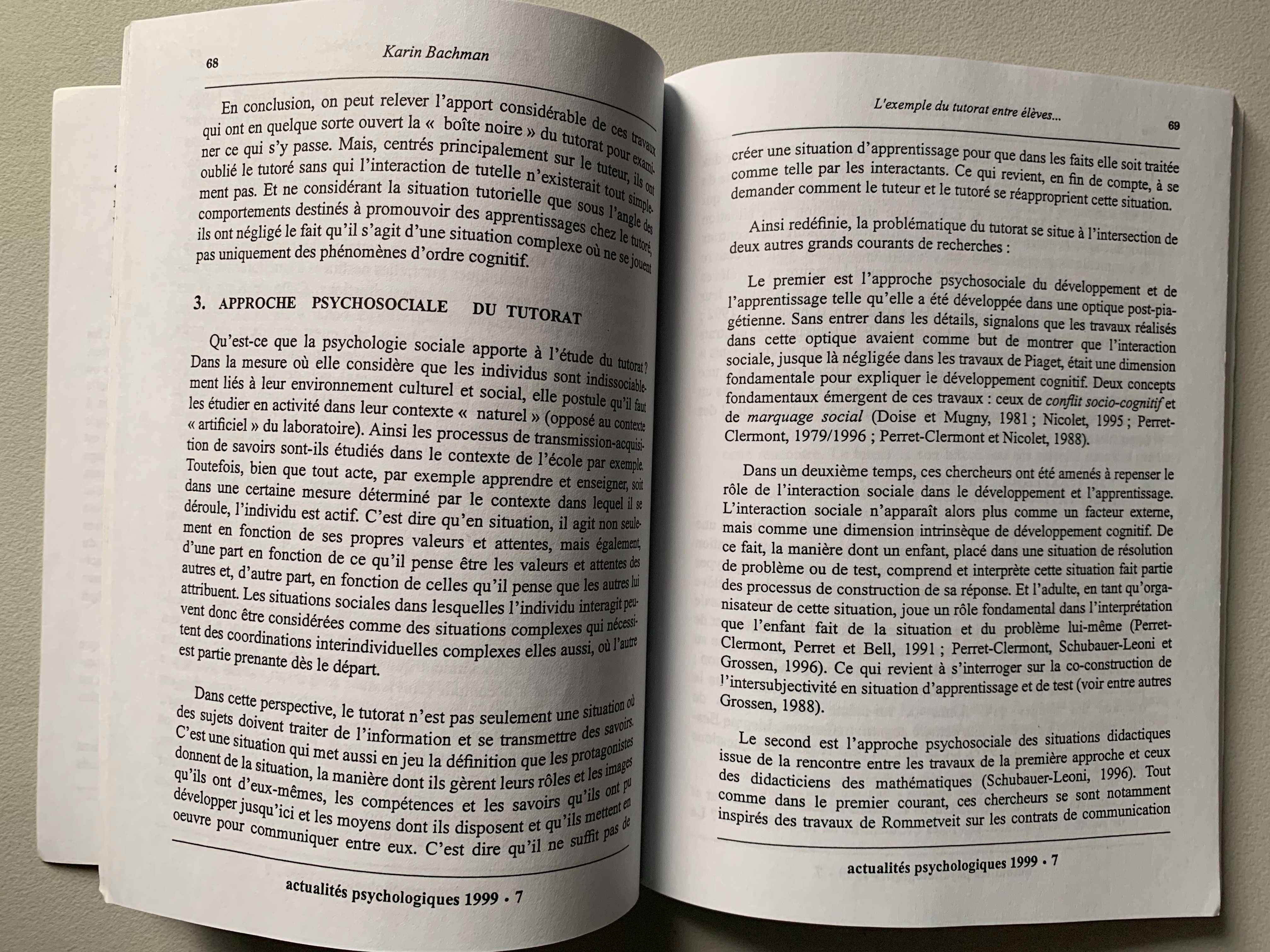 Actualités Psychologiques