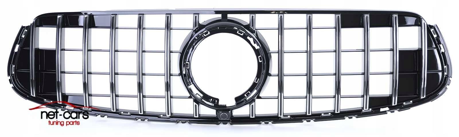 Grill MERCEDES GLC X253 C253 19- Panamericana AMG czarny połysk chrom