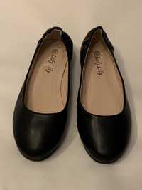 Чорні балетки| взуття на низькому ходу| туфлі класичні