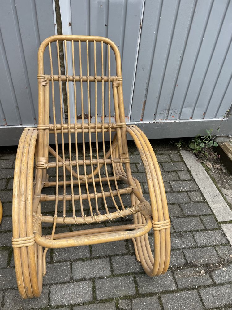 Zestaw foteli wiklinowych
