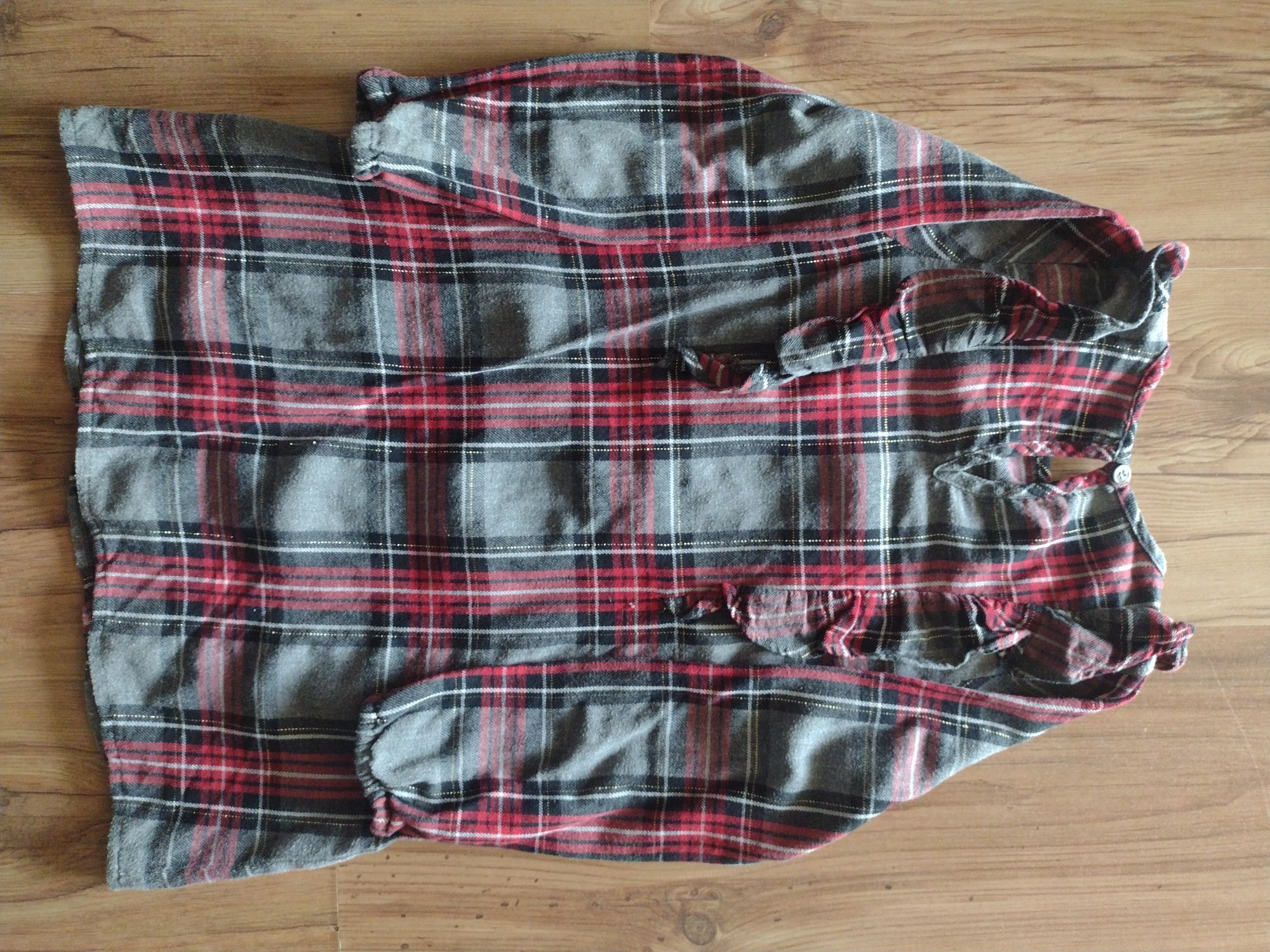 Flanelowa sukienka next 110cm