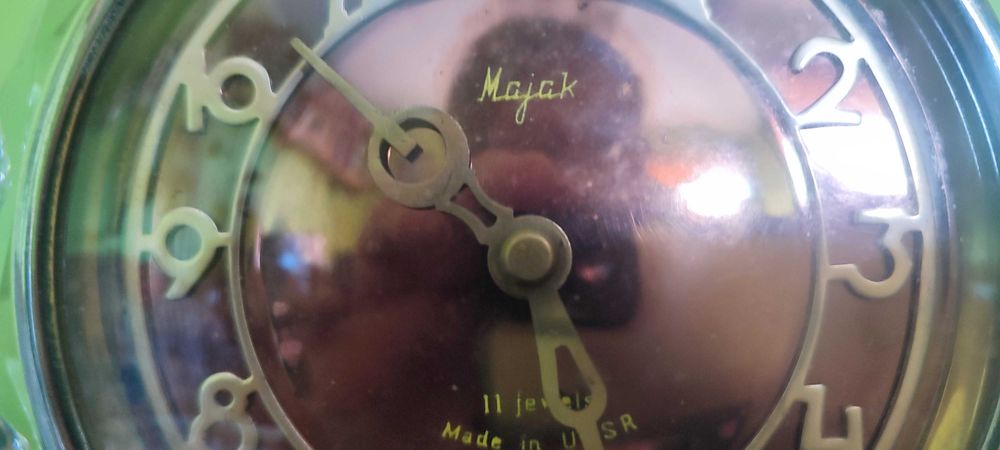 Zabytkowy radziecki zegar
