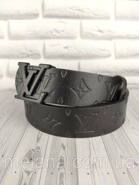 Кожаный ремень Louis Vuitton Луи Витон ЛВ шкіряний ремінь