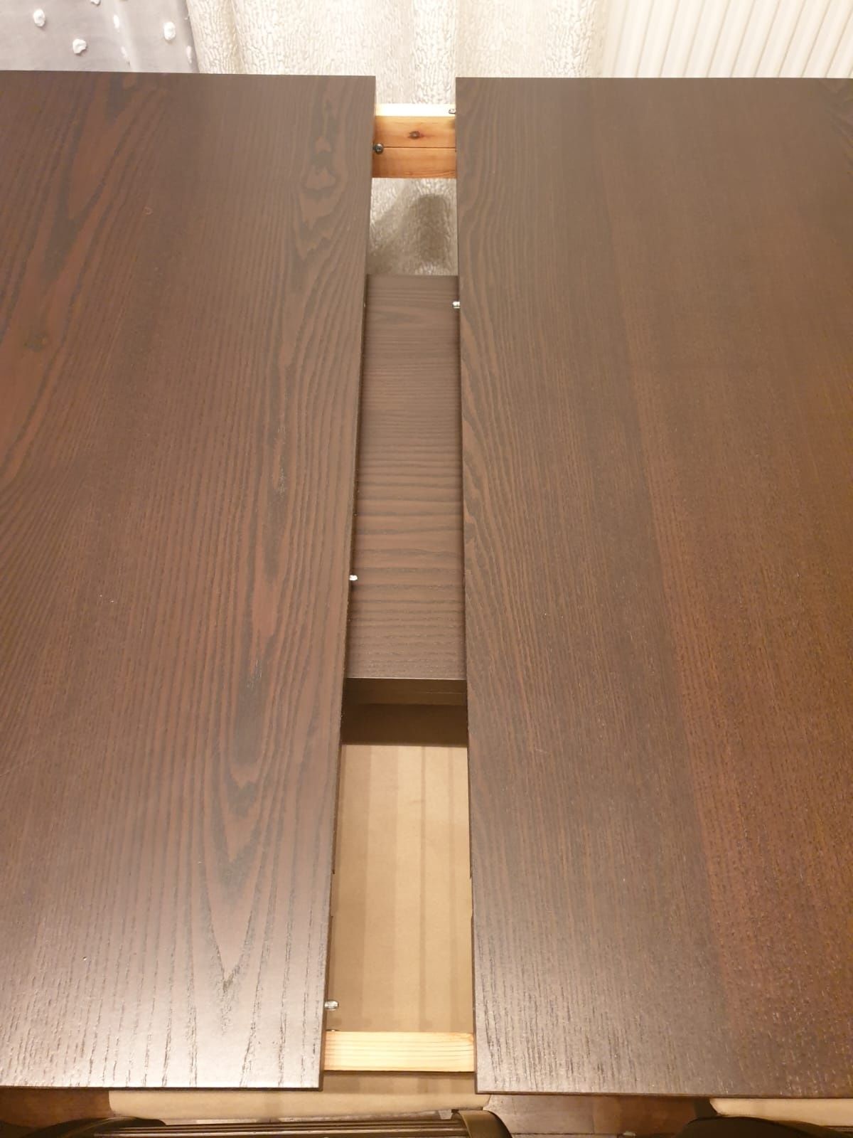 Stół rozkładany venge 177 × 95 plus 2 dokładki po 40cm
