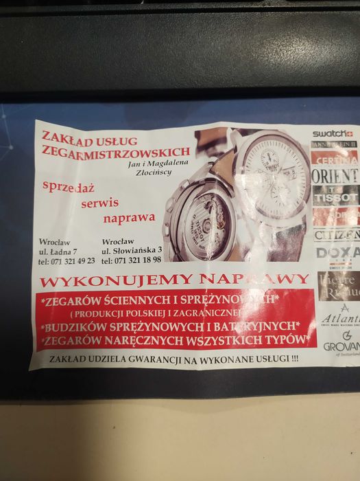 Zegarek Madison, automatyczne nakręcanie, po konserwacji