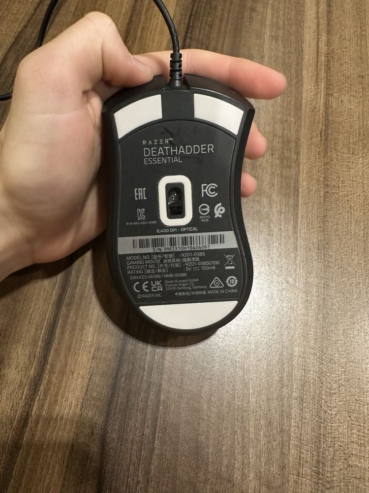 Ігрова дротова мишка Razer Deathadder Essential black