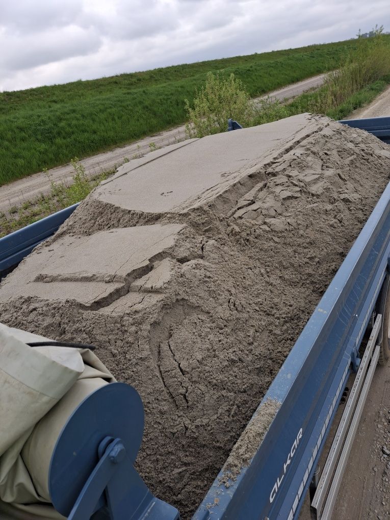 Kruszywo, żwir, piasek ziemia piach Transport