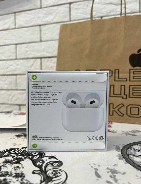 AіrPods 3 Куплені в Ябко Нові Чек і Гарантія на пломбочках Apple
