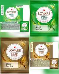 Чай зелёный Lovare Special Green, Чёрный Lovare Golden Ceylon