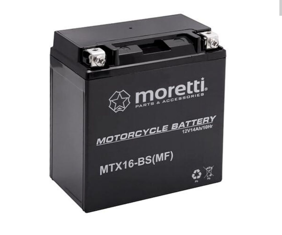 Akumulator żelowy 12V MTX16- BS AGM Moretti