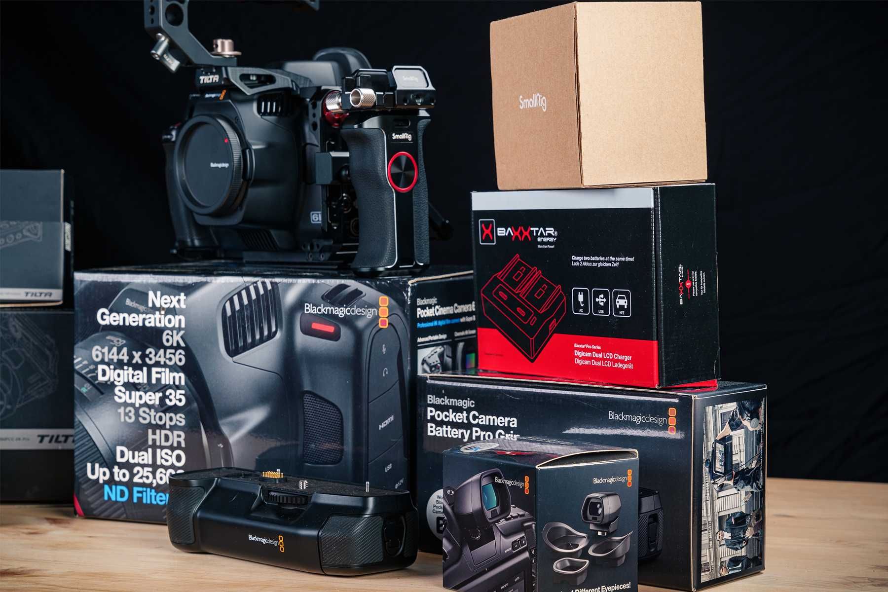 Blackmagic 6K Pro Rig + Acessórios