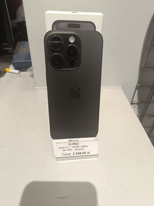 iPhone 15 pro 128gb używany