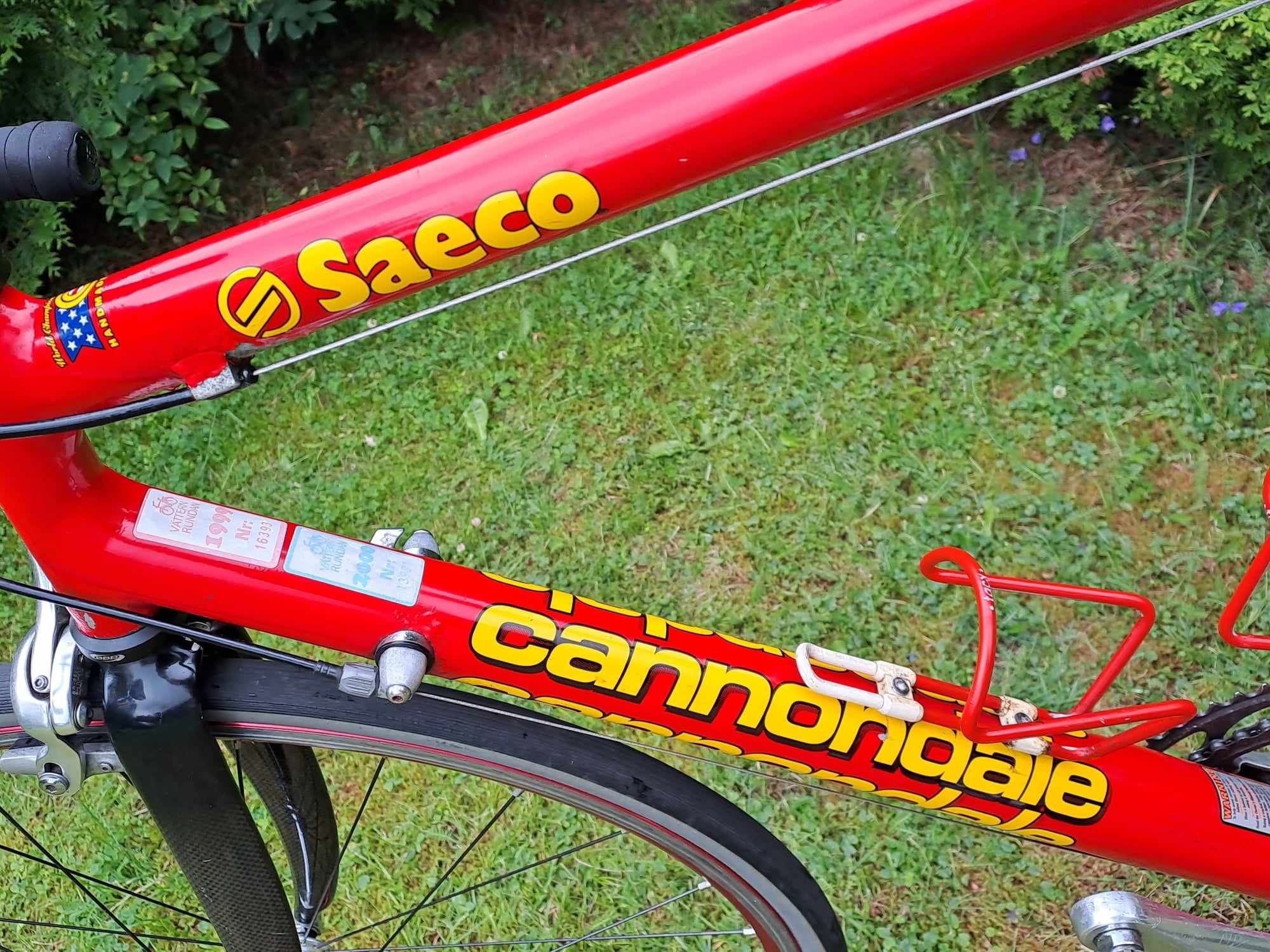 Szosowy rower kolarski CANNONDALE SAECO legendarny produkcji USA carbo