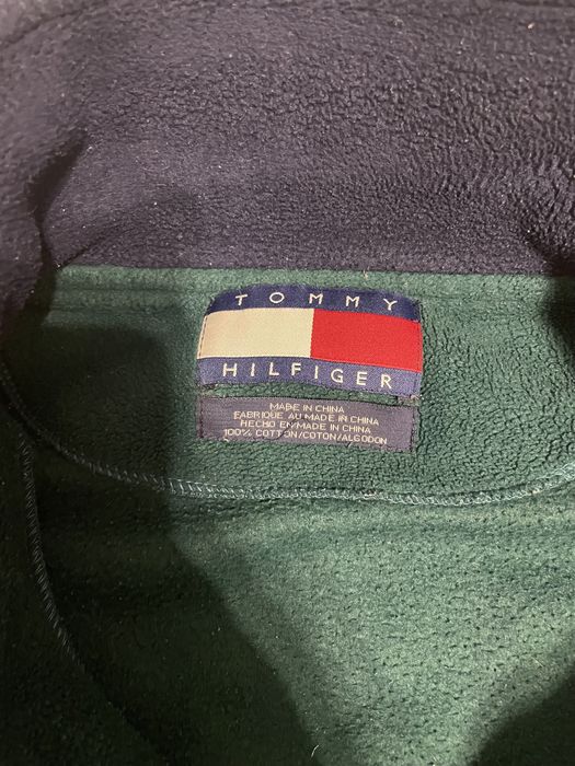 Мужская флиска tommy hilfiger винтажная оригинал  размер l/xl