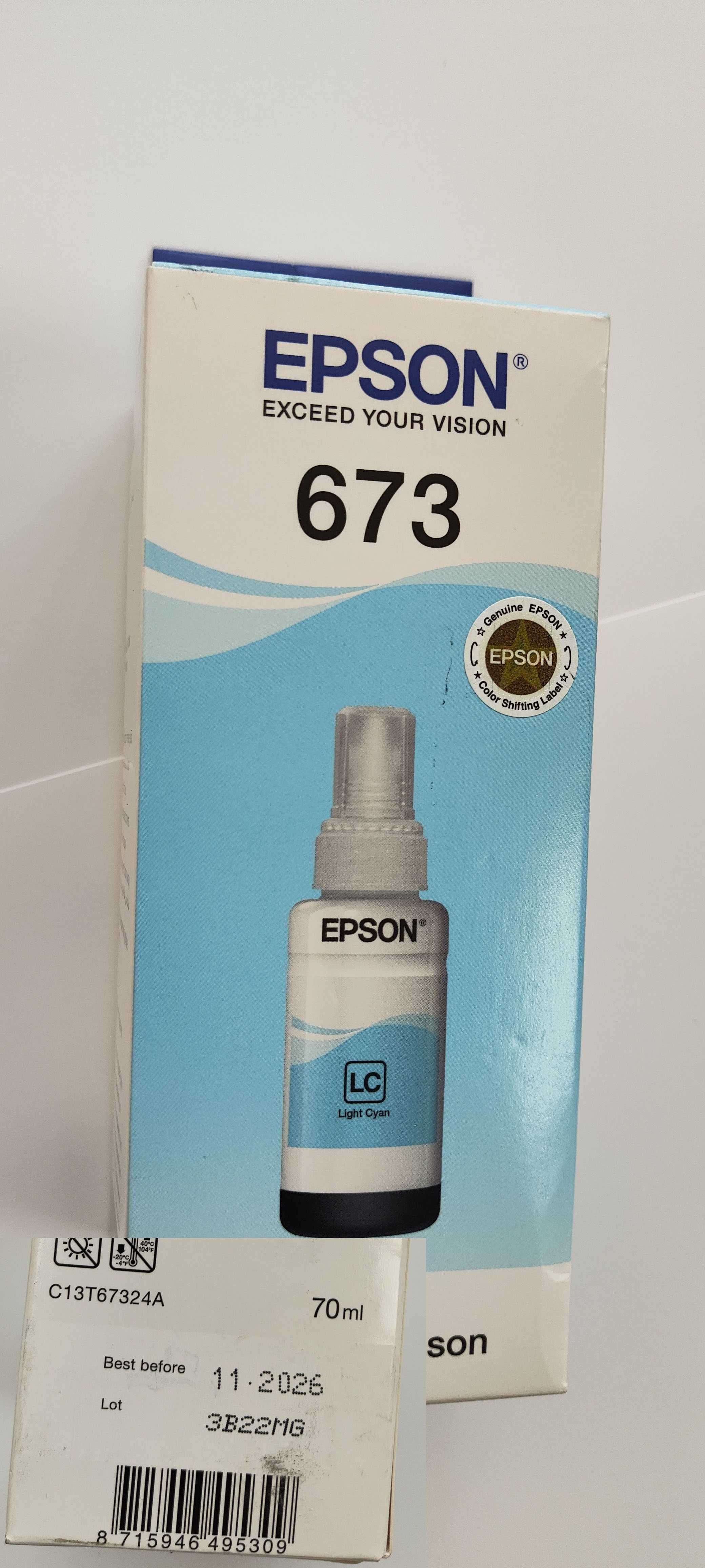 Комплект Оригинальных чернил Epson 673.