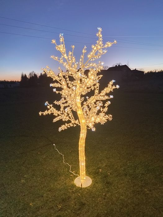 Drzewko Świąteczne szczęścia LED świecące 240cm