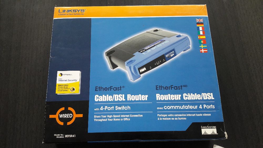 Router Linksys BEFSR41 10/100Mbps z 4 portowym switchem