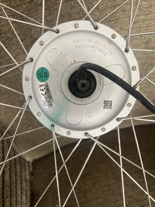 Felga z silnikiem elektrycznym g311.250 36v
