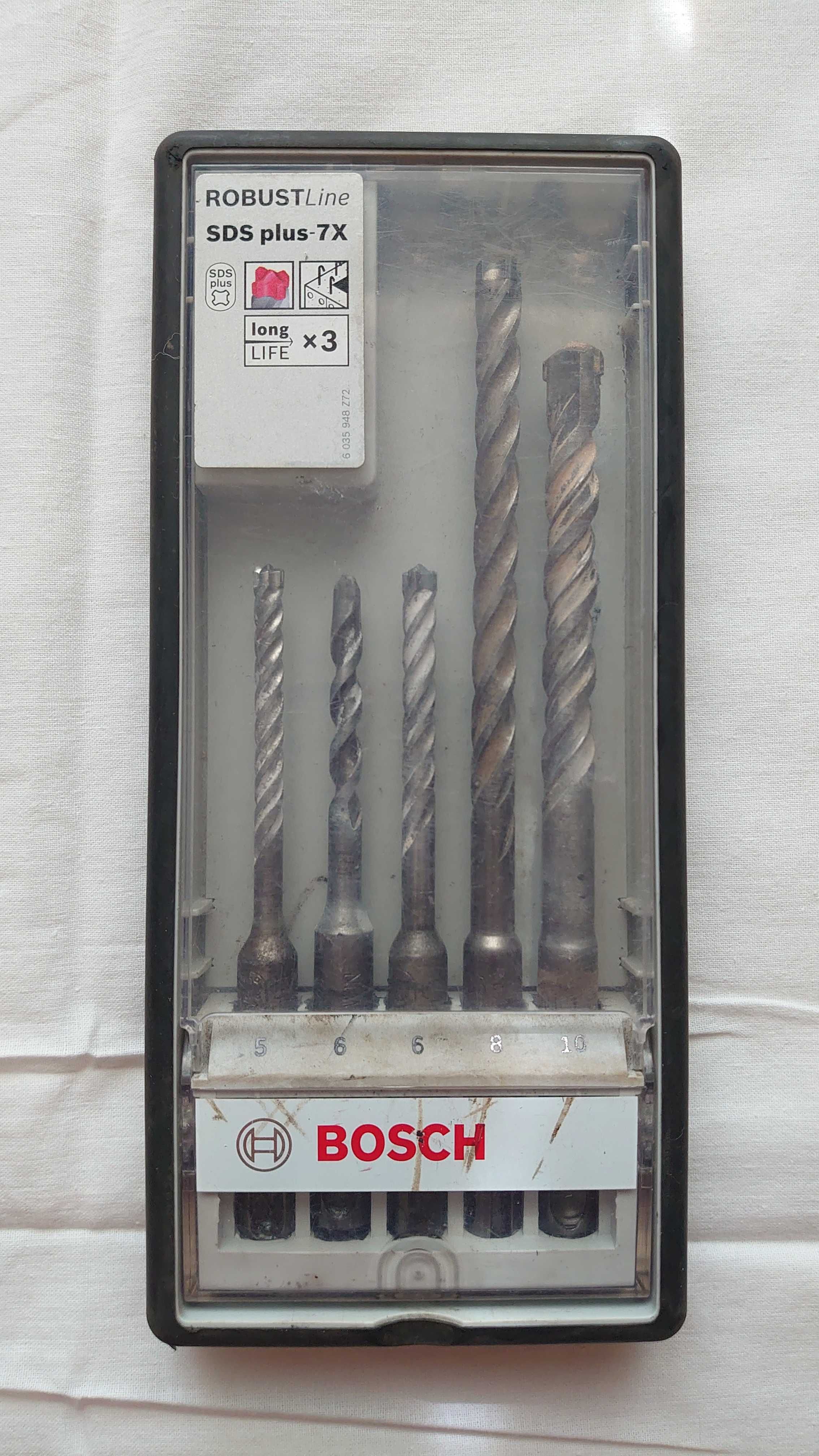 Перфоратор DAEWOO DAH 920 + Набор буров Bosch Robust Line SDS-Plus-7X