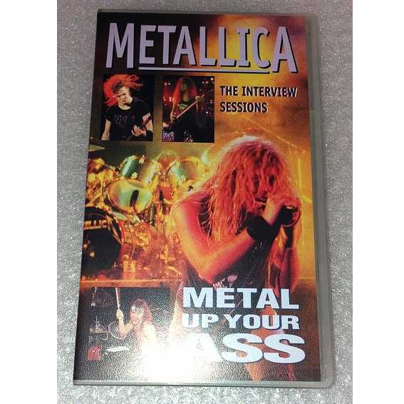 METALLICA - Metal Up Your Ass The Interview Sessions (VHS)