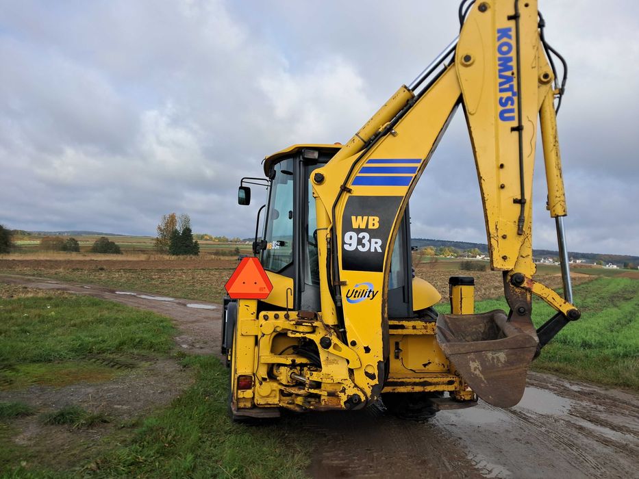 Koparko Ładowarka Komatsu WB 93R 2008r  4x4 Bardzo Dobry Stan !!!