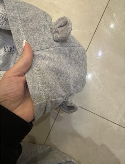 Чоловічок ромпер carter's на флісі 24 м