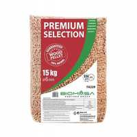 Pellet drzewny BIOMASA PREMIUM selection A1 15kg CERTYFIKAT