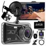 Kamera samochodowa Full HD + kamera cofania + karta 64GB 5W1!