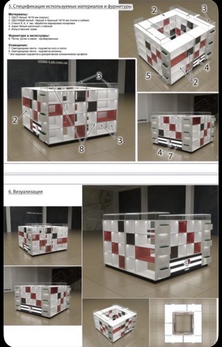 Срочно, продам торговый остров 4 кв.м