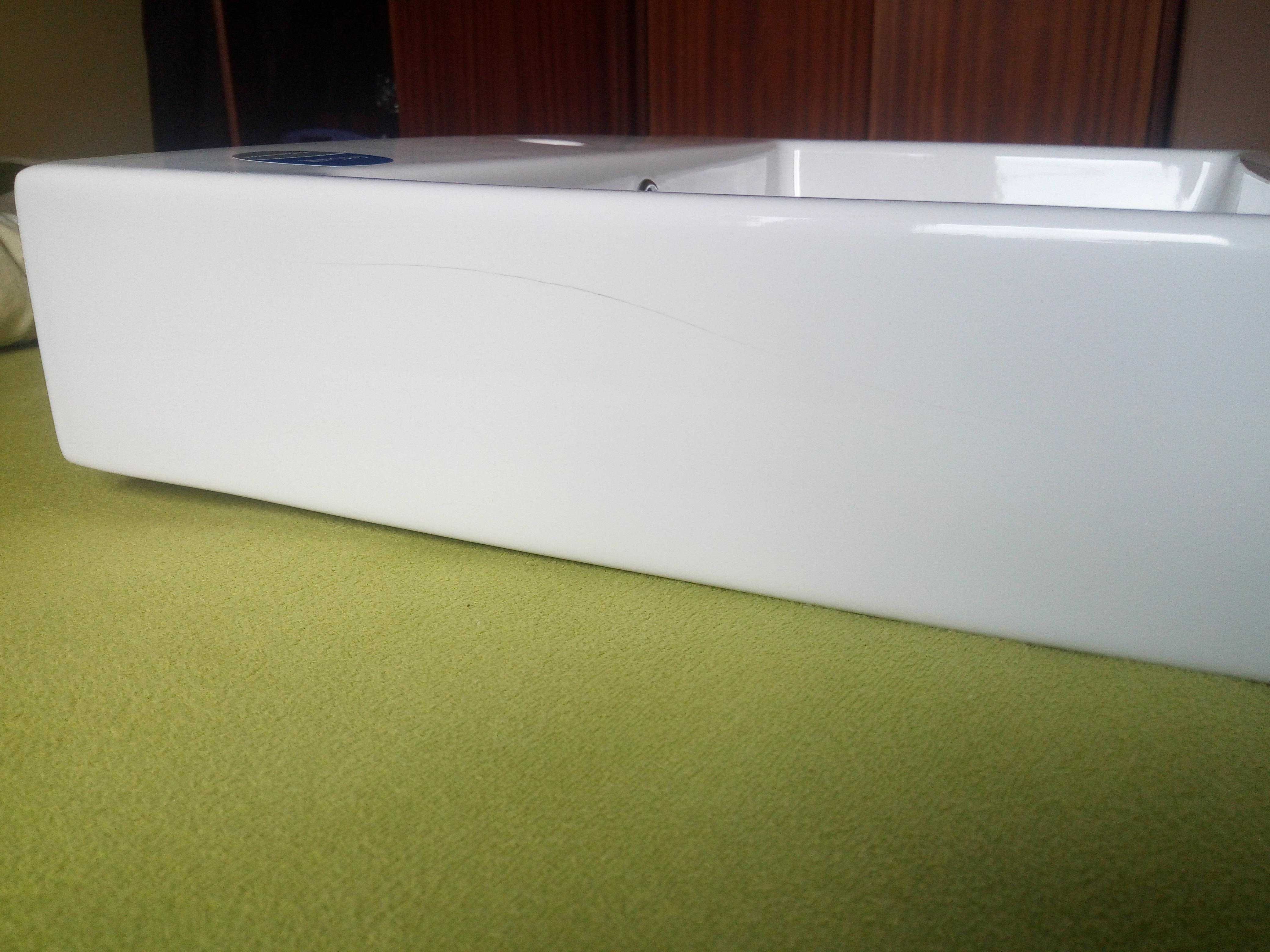 Nowa umywalka meblowa biała Cersanit Virgo 59,5 x 45 cm