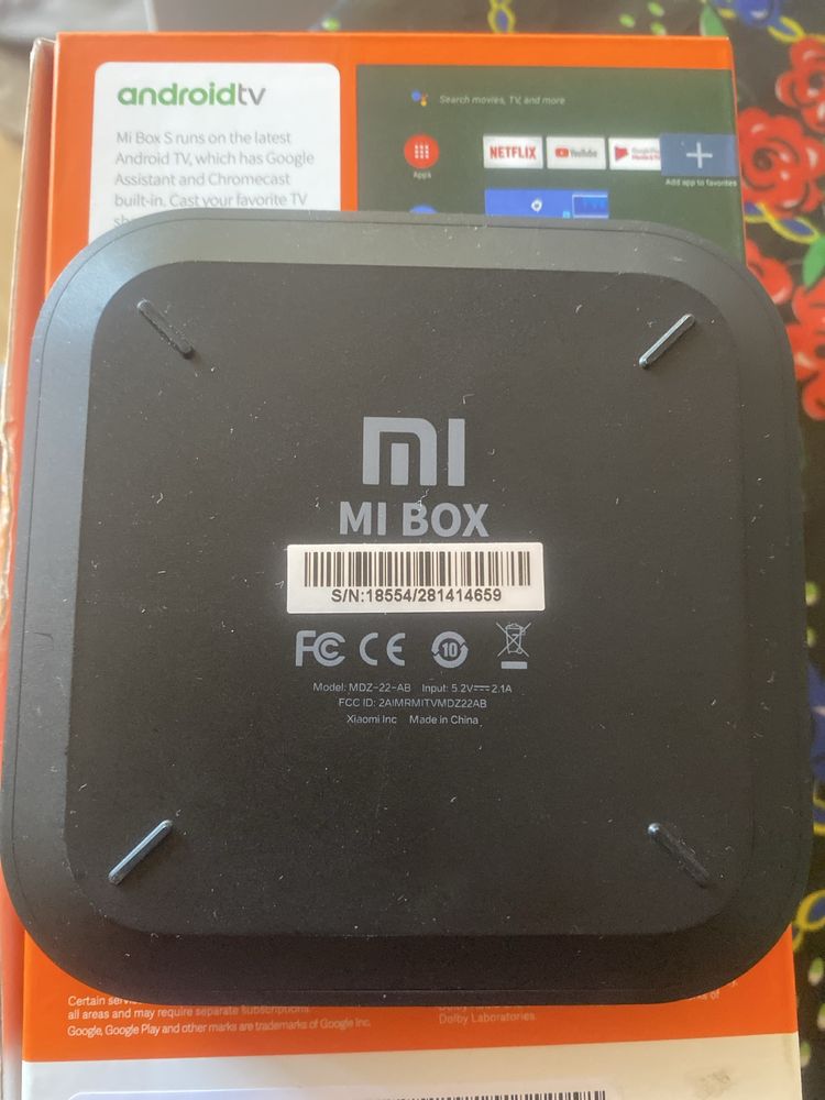 Box  -Mi Box (S) 4KUltra HD ( 3 geracao )