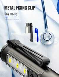 Profesjonalna latarka lekarska Światło o barwie ciepłej i zimnej, UV