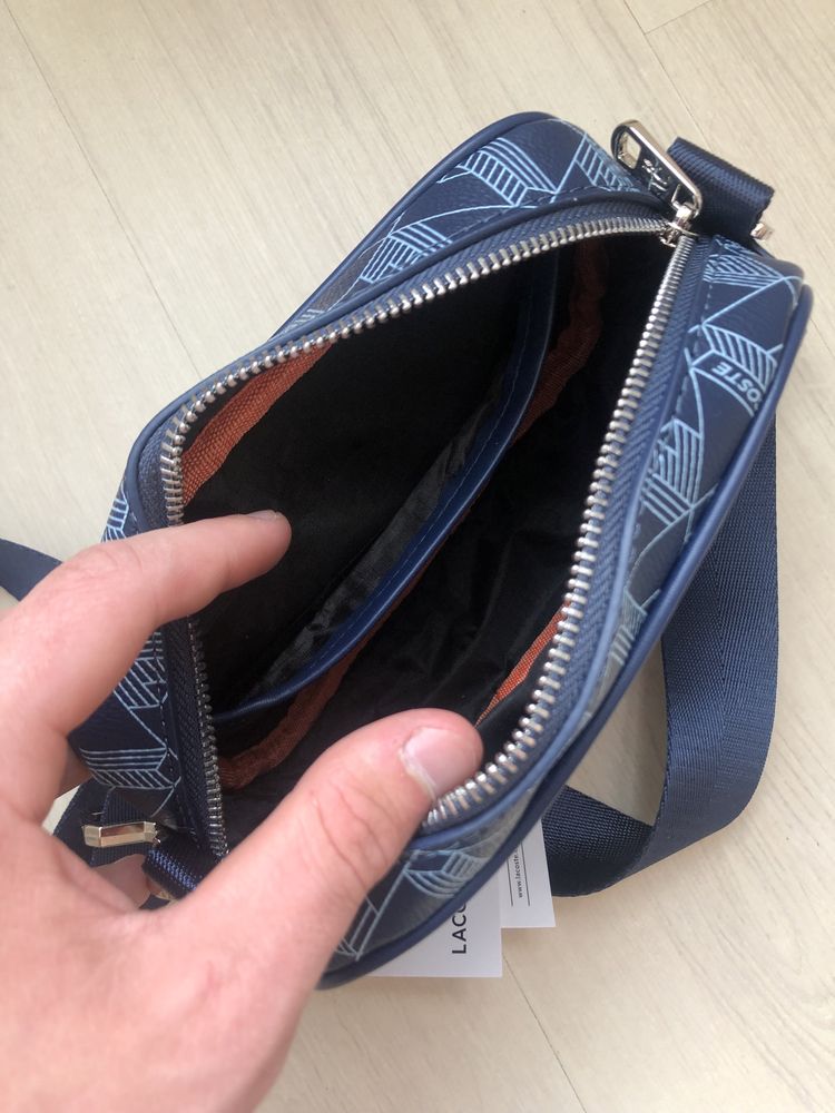 ОРИГІНАЛ Сумка lacoste monogram crossbody bag