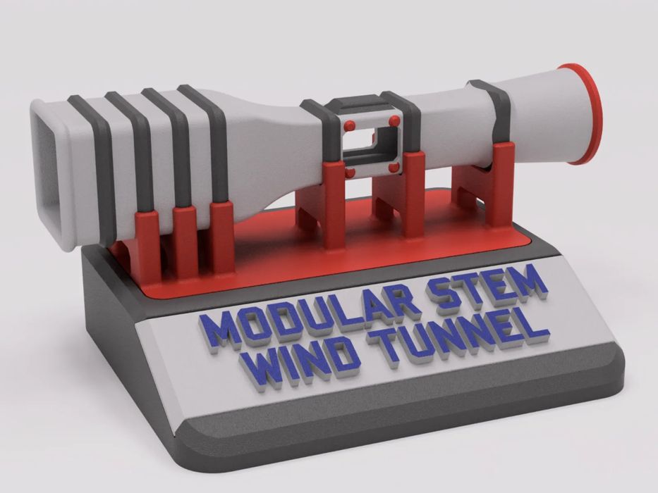 Mini Modelo Túnel de Vento Modular para STEM