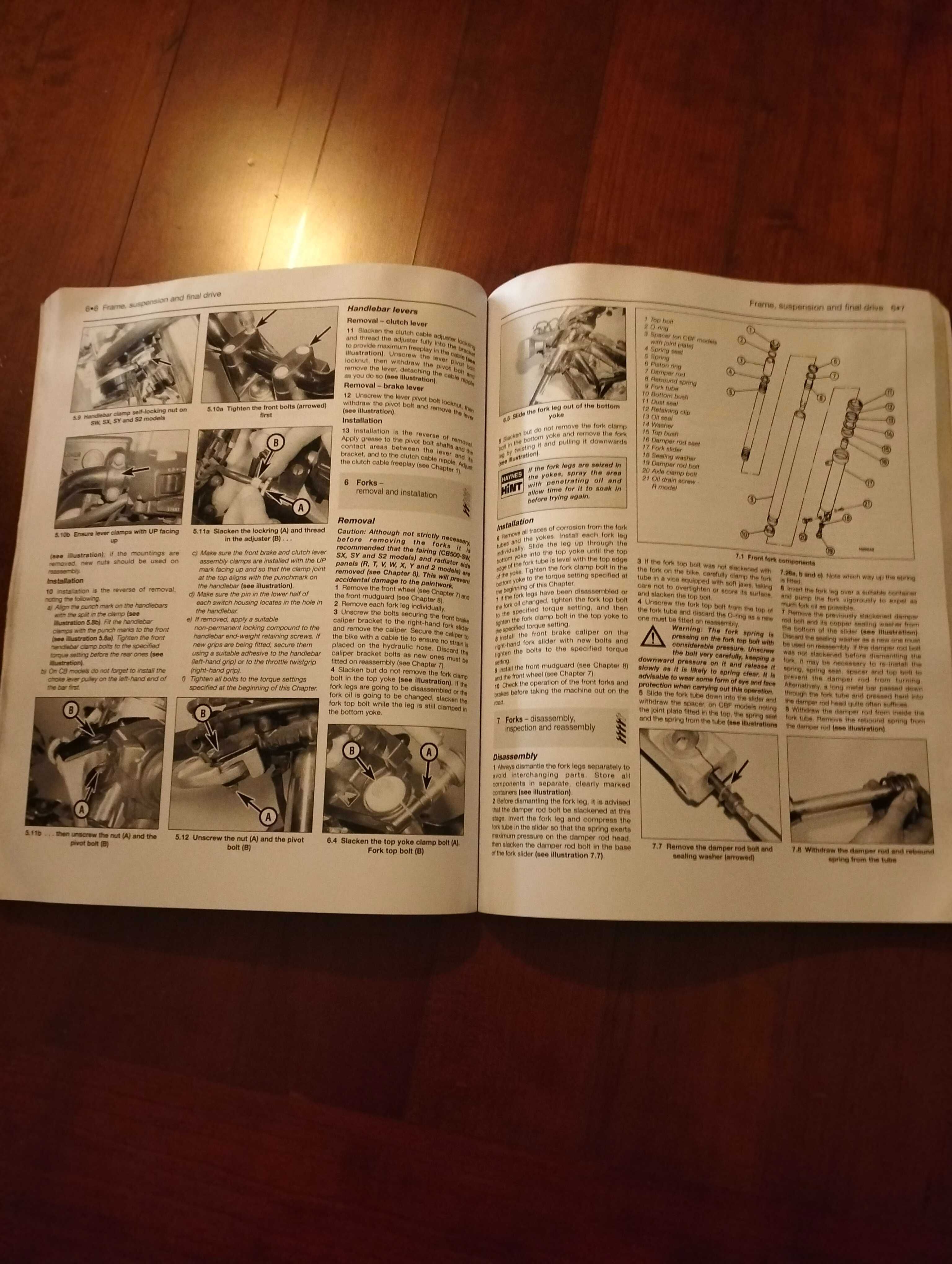Haynes - Honda CB500 e CBF500