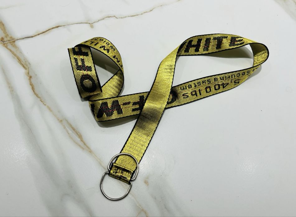 Off white pasek unisex