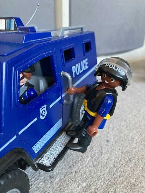 Playmobil City Action 5187 Policja Pojazd terenowy łódź z napędem