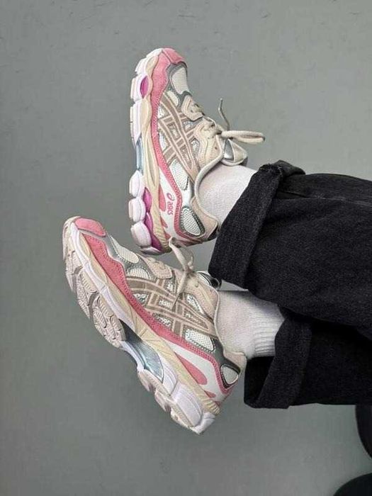 Кроссовки Женские Asics Gel-NYC 1090 Cream Pink/Кросівки Жіночі Асікс