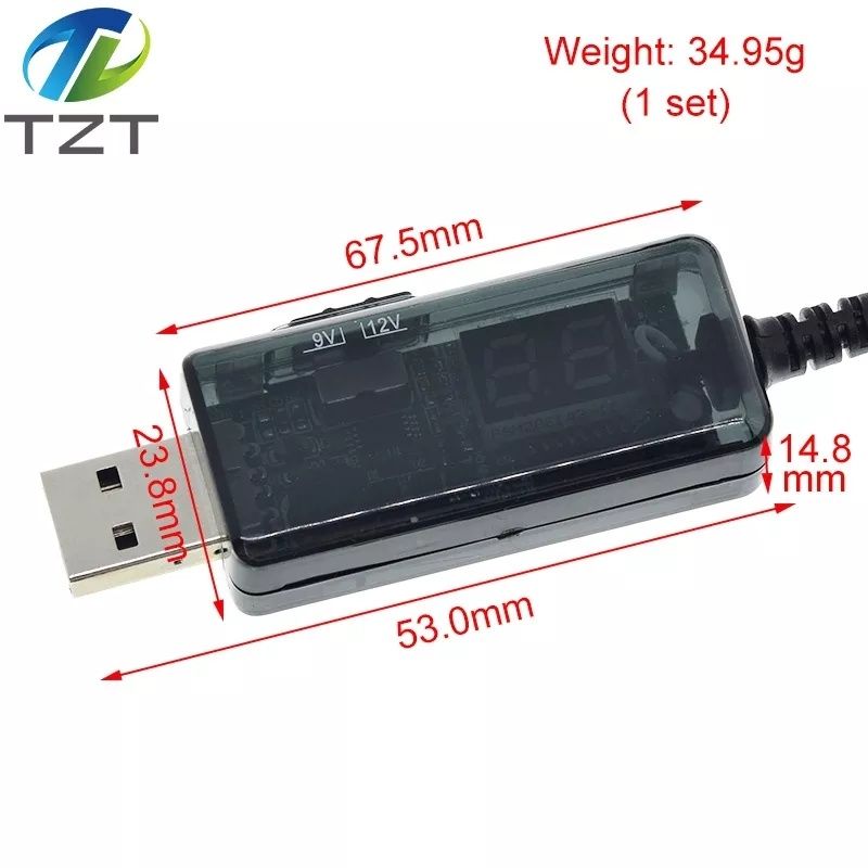 Перехідник для роутера 9v / 12 v з регулюванням напруги