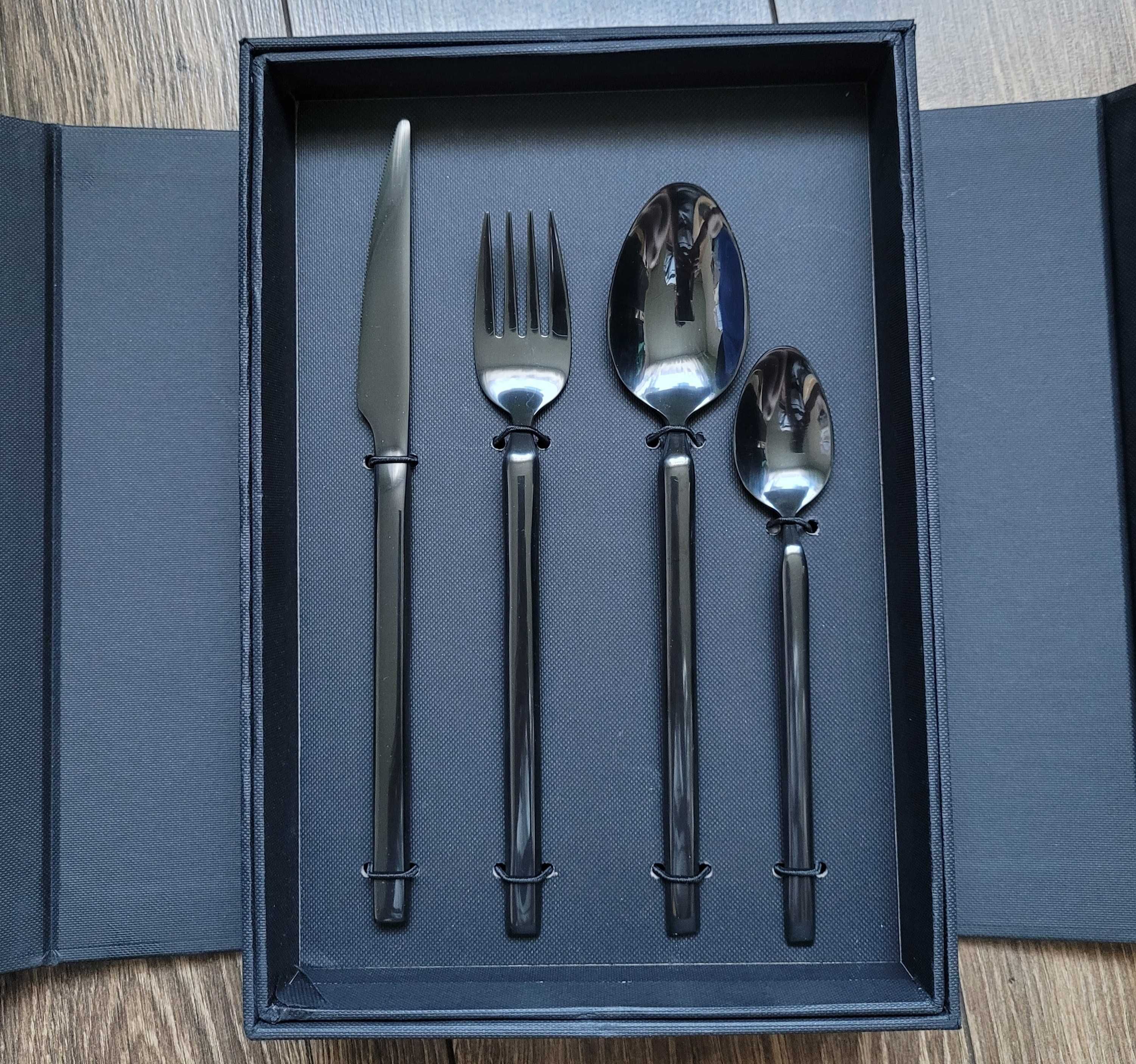 Broste Copenhagen łyżeczka sztućce Tvis Cutlery czarna 1szt NOWA