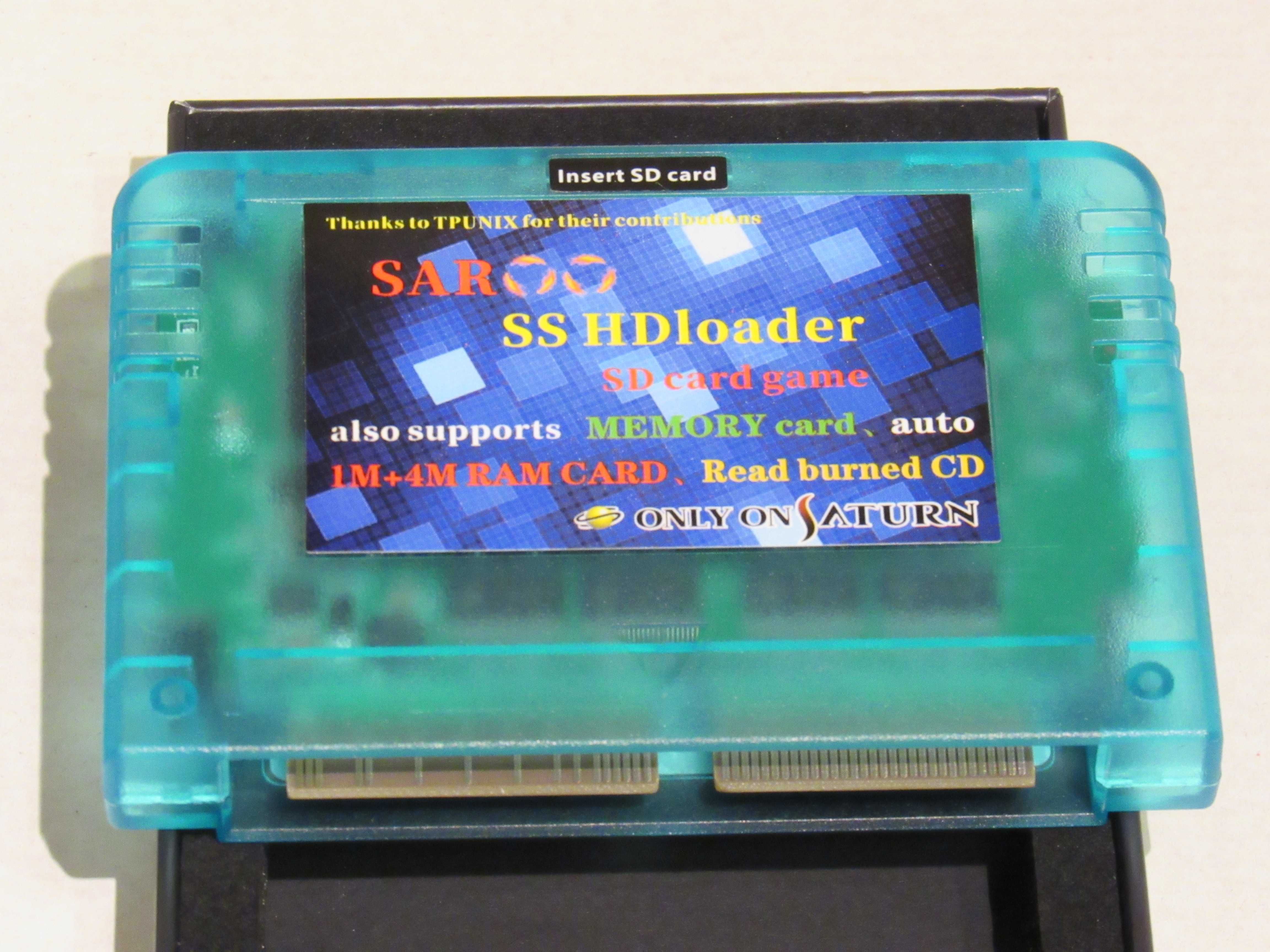 Cartucho Saroo com cartão SD 64GB para Sega Saturn novo