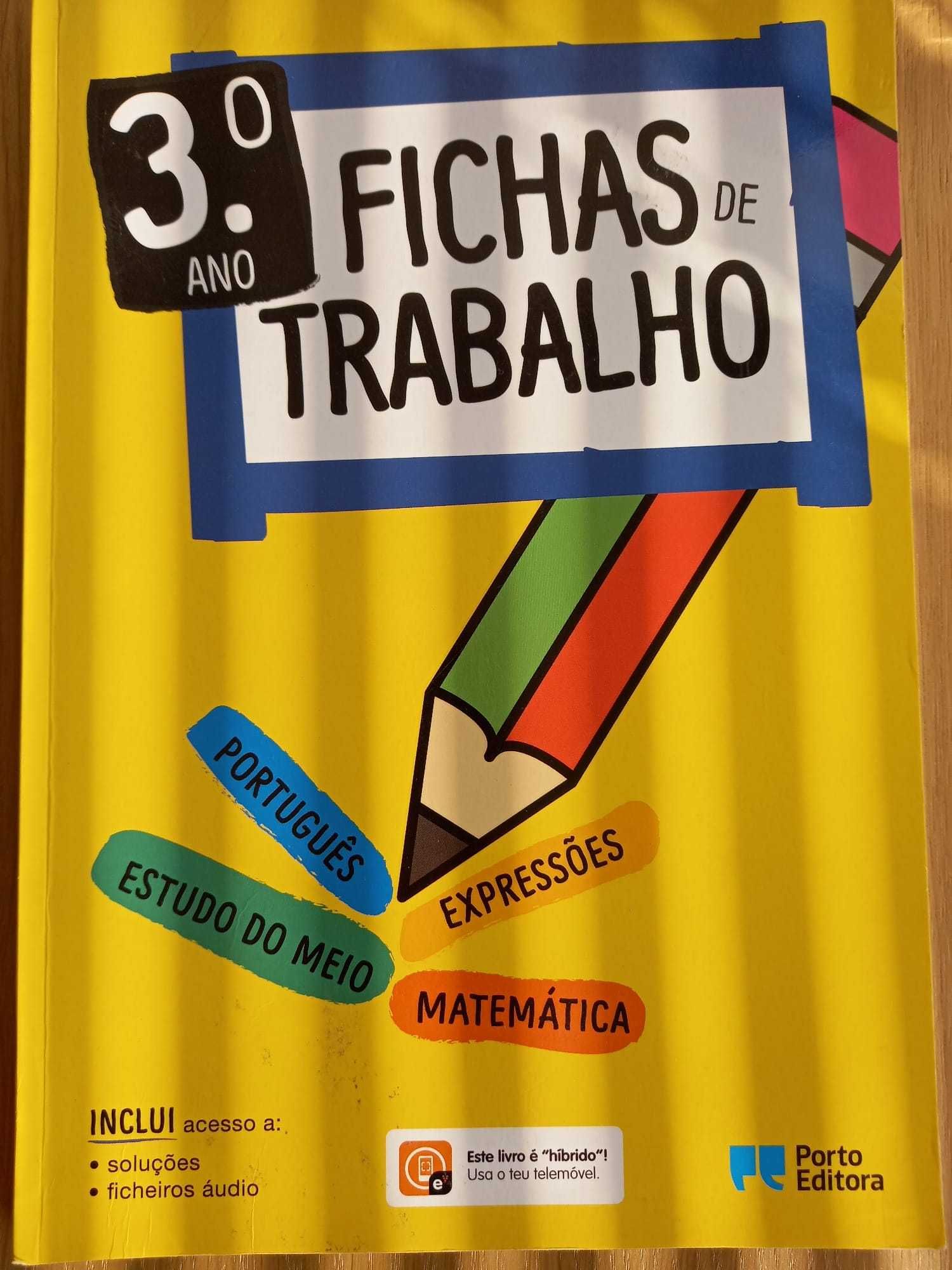 Fichas de Trabalho 3 Ano - Porto Editora - NOVO