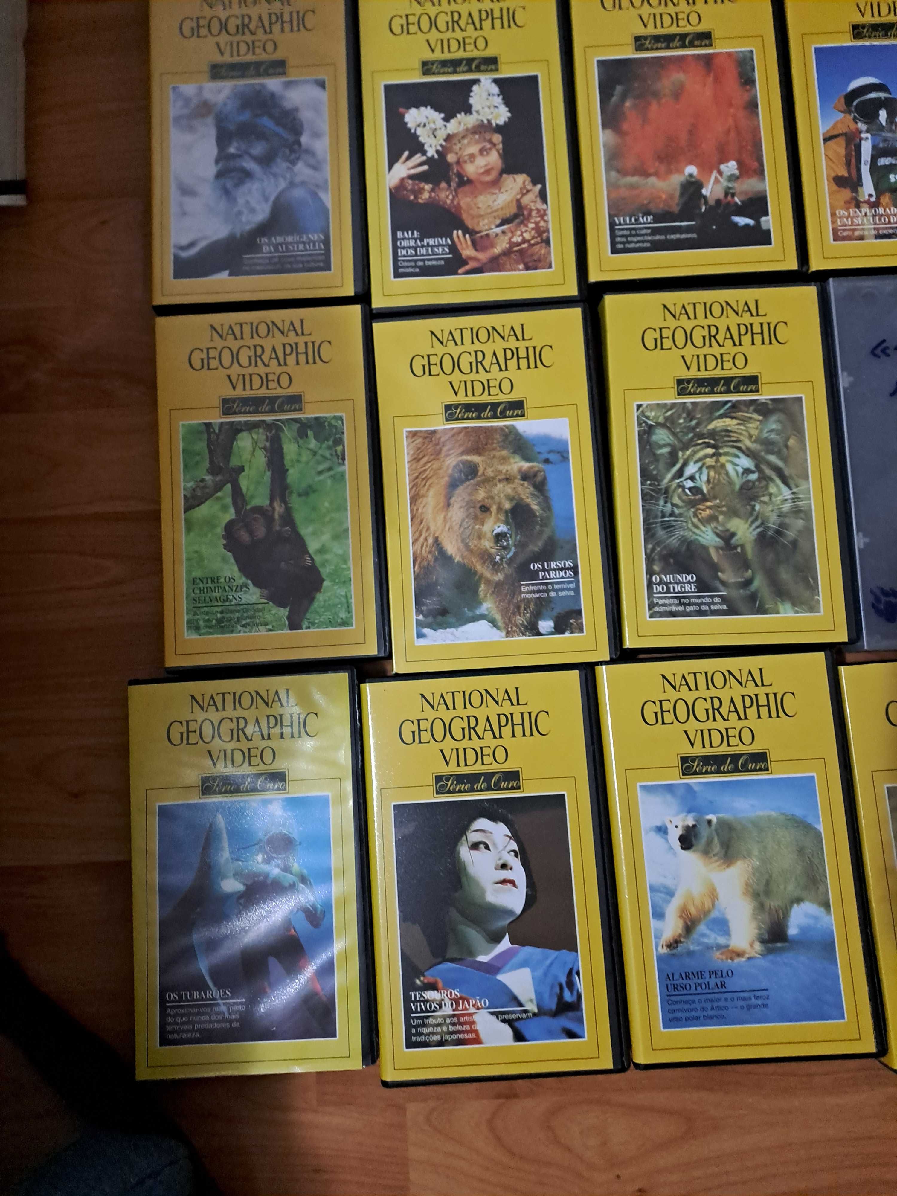 Coleção completa de cassettes National Geographic "Série de Ouro"